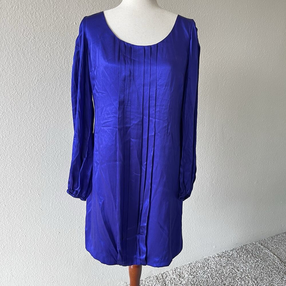 NWT 100% Silk Women 12 International Concepts INC Dress Pleated Tunic Dress